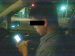 運転中(^^;)